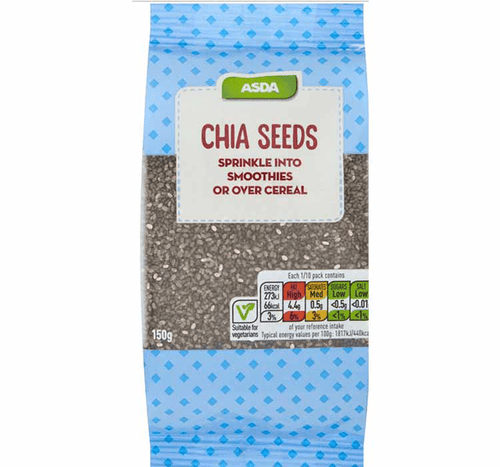 ASDA Chia Seeds(150g) - Keto Pakistan