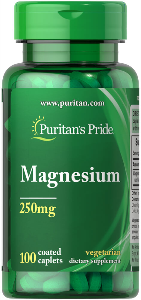 Puritan Pride Magnesium 250 mg 100 Tab image 0