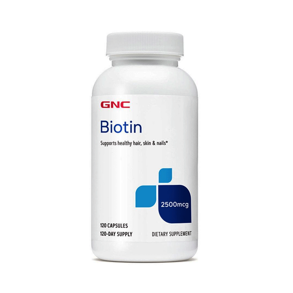 Gnc Biotin 2500 Mcg 120 Caps image 0