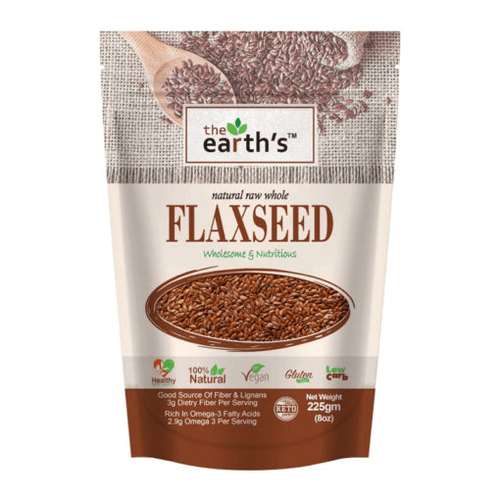 Earth Flaxseed Gluten Free 225gm - Keto Pakistan