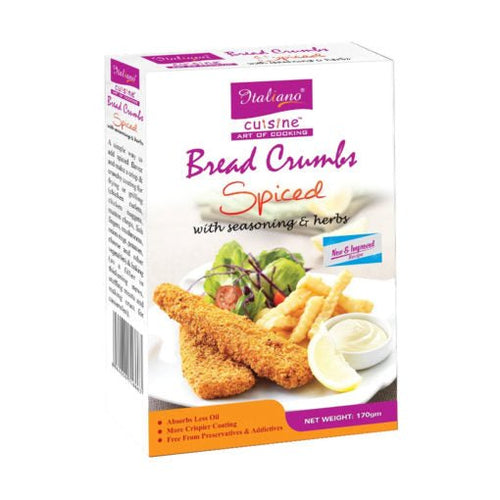 Italiano Bread Crumbs Spiced 170gm - Keto Pakistan