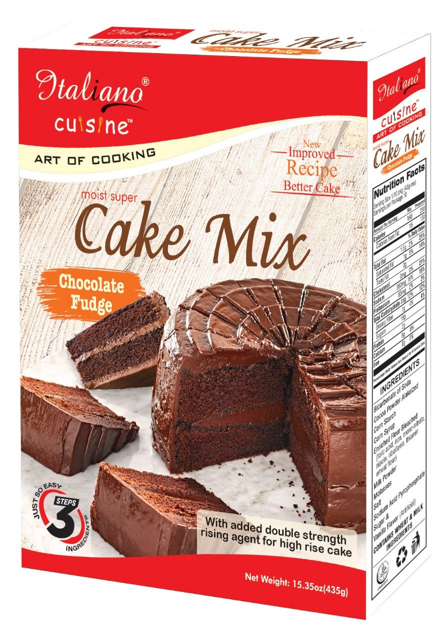 Italiano Cake Mix Chocolate Fudge 435 gm (NEW ARRIVAL) - Keto Pakistan