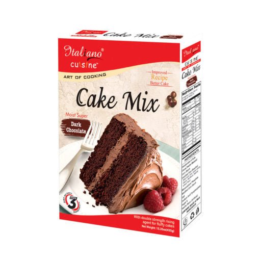 Italiano Cake Mix Dark Chocolate 435gm - Keto Pakistan