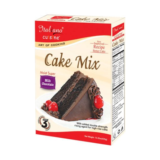 Italiano Cake Mix Milk Chocolate 435gm - Keto Pakistan