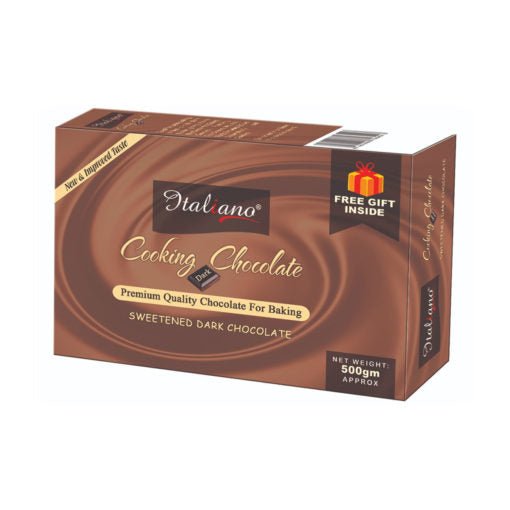 Italiano Cooking Chocolate Dark 500gm - Keto Pakistan