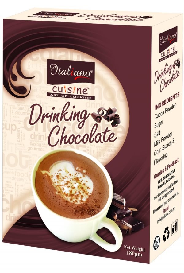 Italiano Drinking Chocolate 180gm - Keto Pakistan