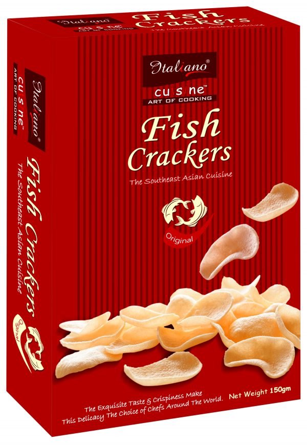 Italiano Fish Crackers 150gm - Keto Pakistan