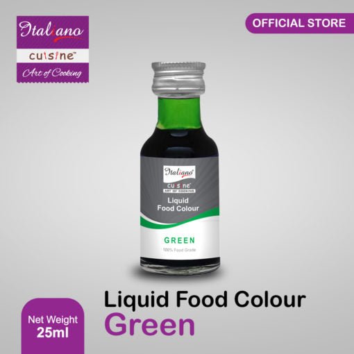 Italiano Food Color Liquid 25 ml Green - Keto Pakistan