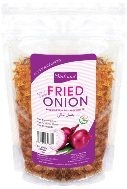 Italiano Fried Onion 200gm - Keto Pakistan