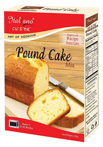 Italiano Pound Cake Mix 450gm - Keto Pakistan