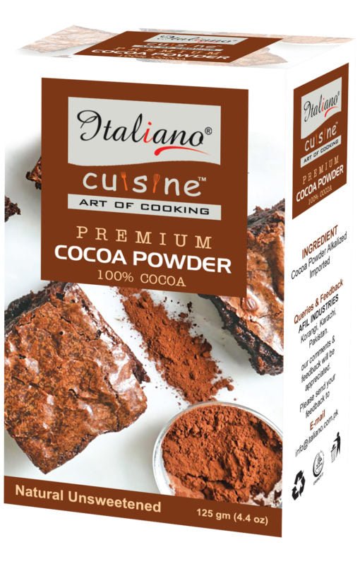 Italiano Premium Cocoa Powder 125gm - Keto Pakistan