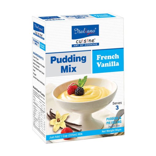 Italiano Pudding Mix French Vanilla 90gm (NEW ARRIVAL) - Keto Pakistan