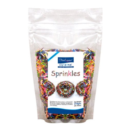 Italiano Sprinkles Multi Color 275gm Pouch - Keto Pakistan