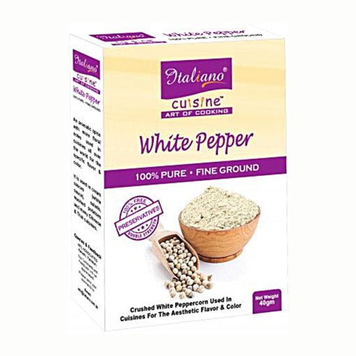 Italiano White Pepper Box 40gm