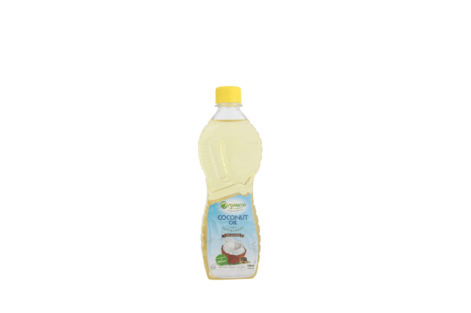 Organico Coconut Oil Unflavored 500ml - Keto Pakistan