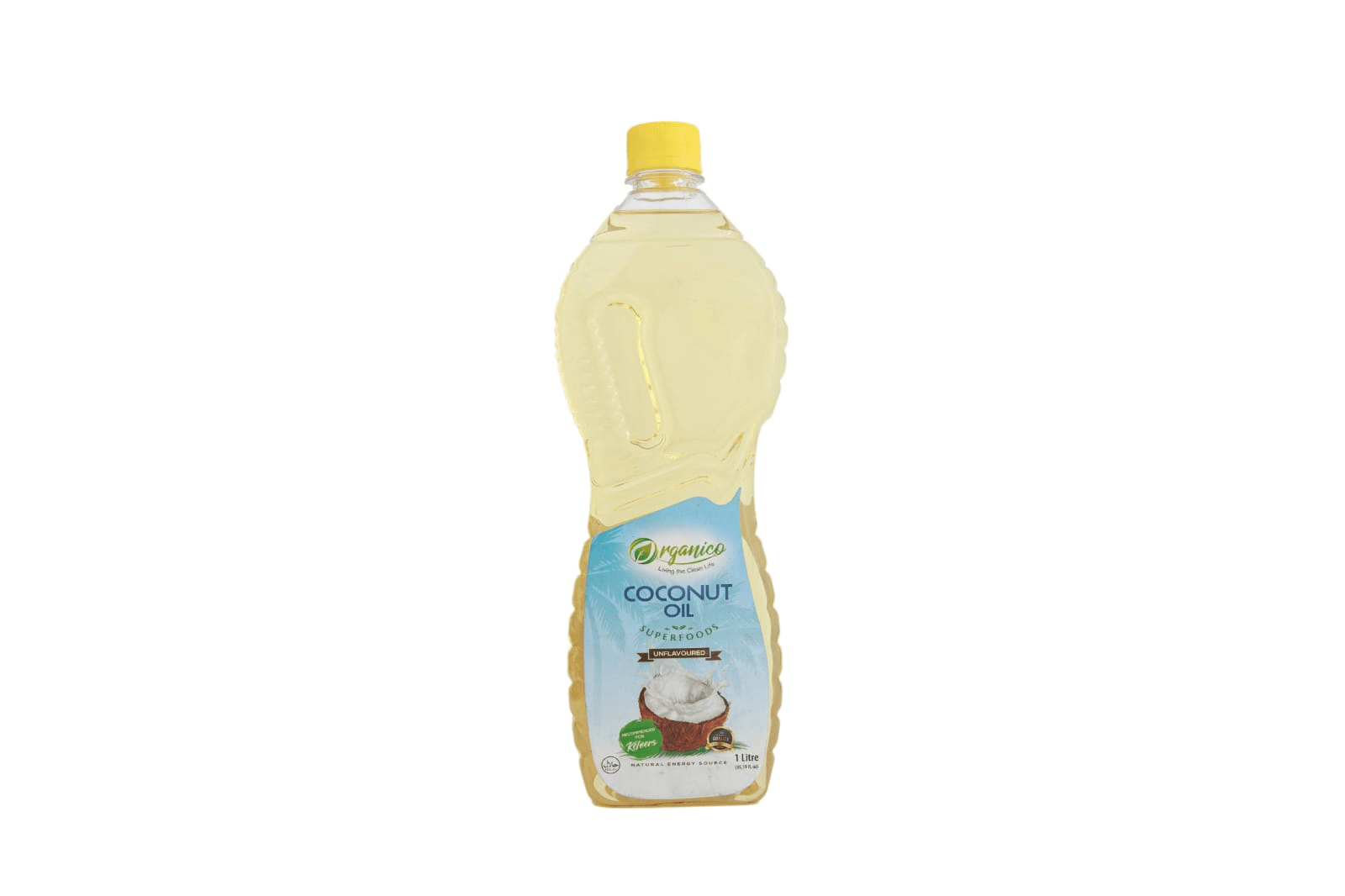 Organico Coconut Oil Unflavoured 1 Litre - Keto Pakistan