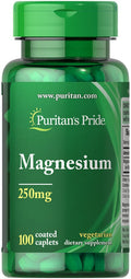 Puritan Pride Magnesium 250 mg 100 Tab - Keto Pakistan