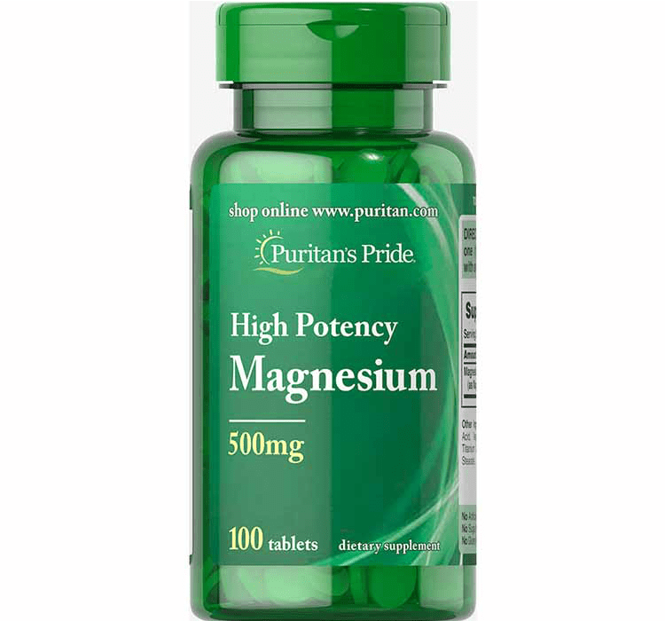 Puritan Pride Magnesium 500mg 100tabs - Keto Pakistan
