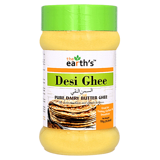 The Earth’s Desi Ghee 550g Jar - Keto Pakistan