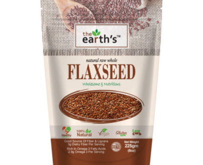 Earth Flaxseed Gluten Free 225gm