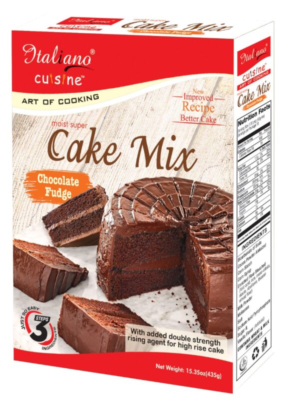 Italiano Cake Mix Chocolate Fudge 435 gm (NEW ARRIVAL)