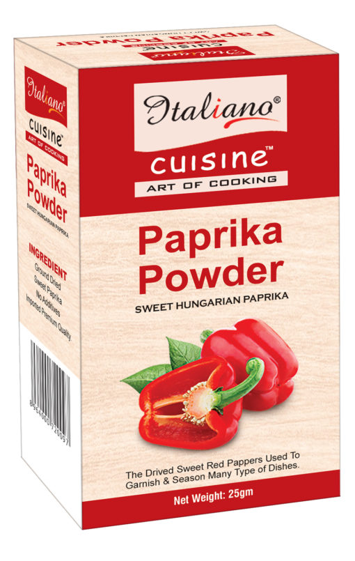 Italiano Paprika Powder Box 25gm